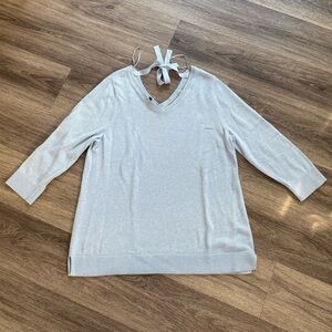 Talbots Light Blue V-Neck Sweater